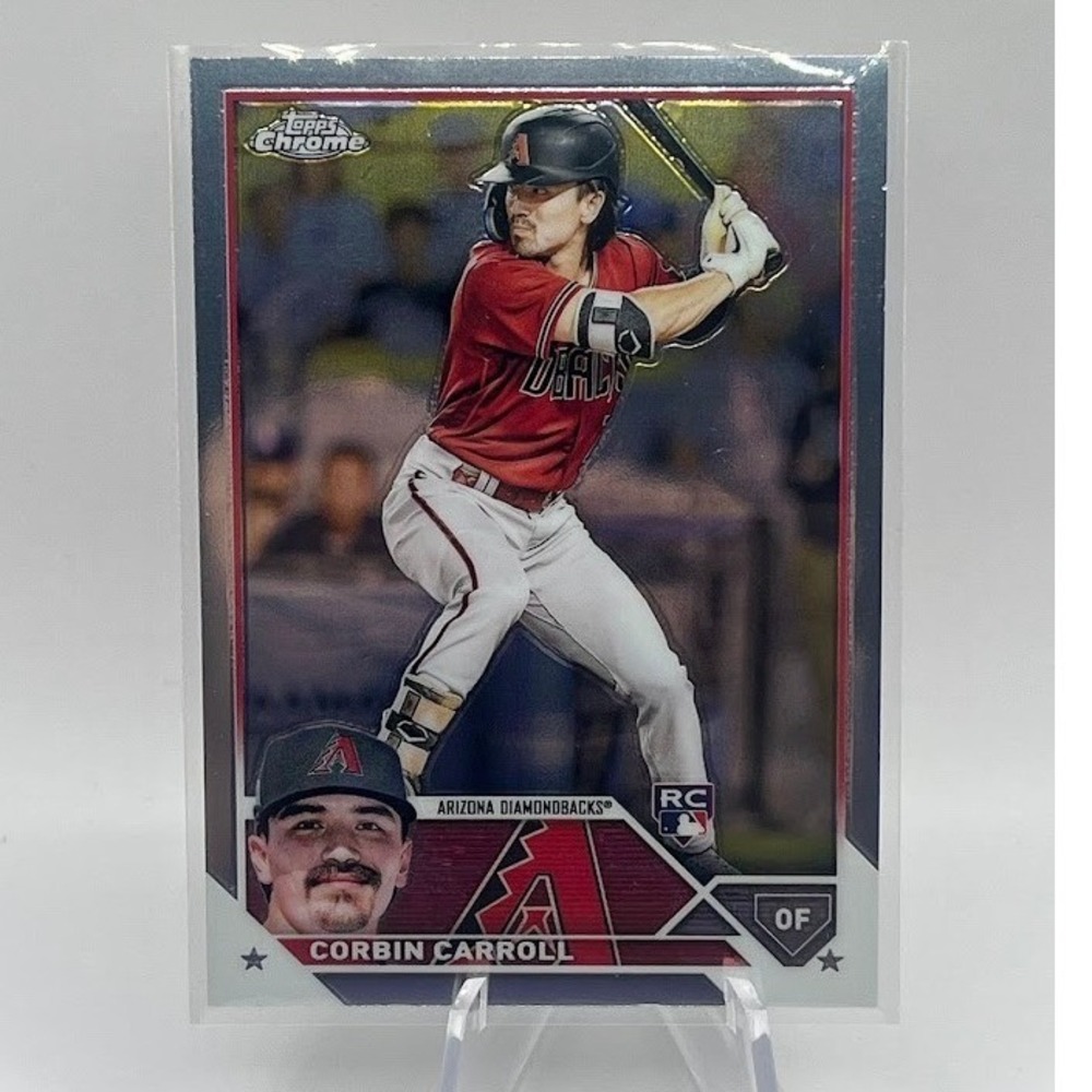 Corbin Carroll Rookie Card 2023 Topps Chrome 95 MLB Arizona Diamondbacks